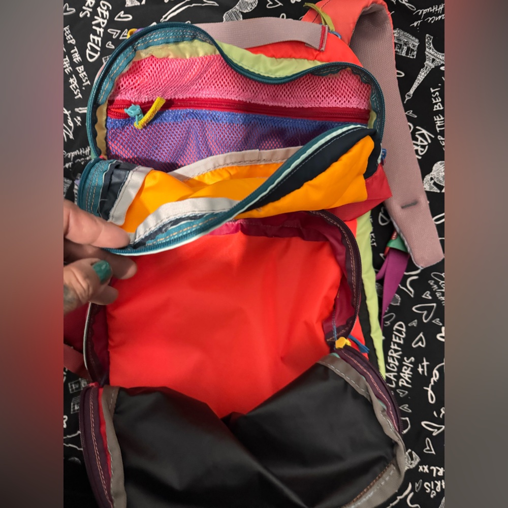 cotopaxi Multi-Color Men's Backpack - Black, Yellow, Red, Green - Picture 4 of 4